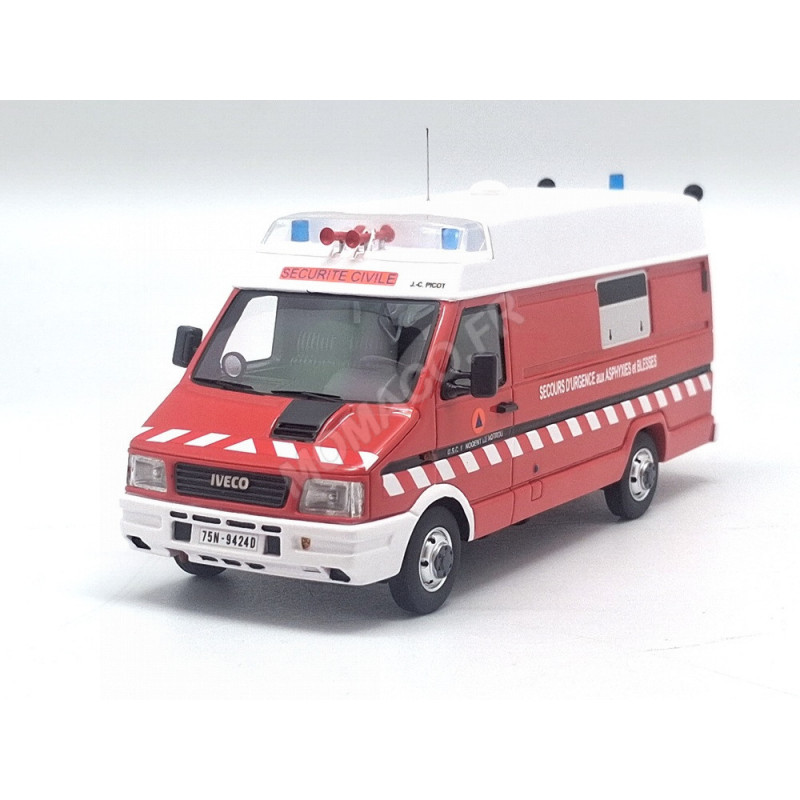 IVECO DAILY MY Sécurité Civile 2019 ELIGOR pour MOMACO Scale 1:43 Réf
