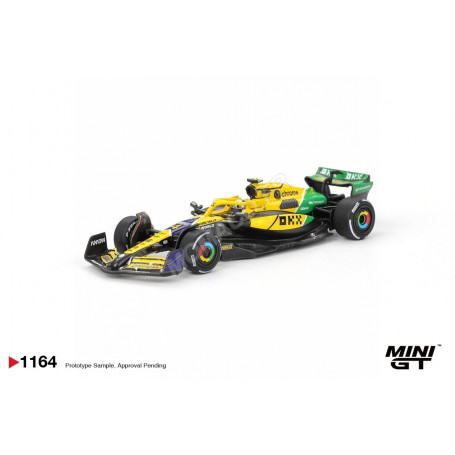 MCLAREN F1 MCL38 MERCEDES TEAM MCLAREN 4 LANDO NORRIS GRAND PRIX DE MONACO (SENNA 30EME ANNIV.) 2024 4EME