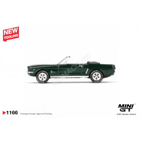 FORD MUSTANG CONVERTIBLE 1964 VERT "HIGHLAND GREEN" (BLISTER EDITION) (LHD) (EPUISE)