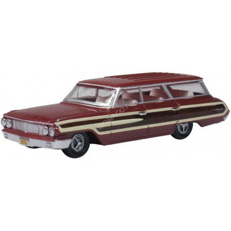 FORD COUNTRY STATION WAGON SQUIRE 1964 VINTAGE BURGUNDY