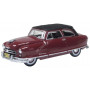 NASH RAMBLER CUSTOM LANDAU CONVERTIBLE (OPEN) 1950 SUNSET MAROON