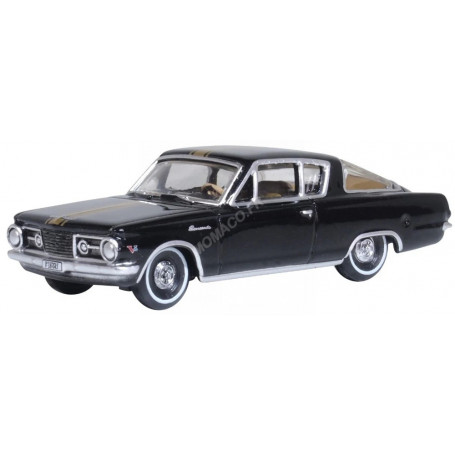 PLYMOUTH BARRACUDA 1965 BLACK/GOLD