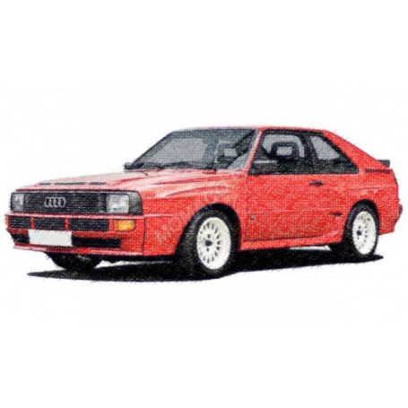 AUDI SPORT QUATTRO 1985 ROUGE