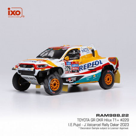 TOYOTA GR DKR HILUX EVO T1+ 229 PUJOL/VALCARCEL RALLYE PARIS DAKAR 2023