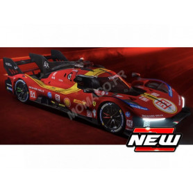 FERRARI 499P 3.0L TURBO V6 "TEAM FERRARI - AF CORSE" 51 A. PIER GUIDI / JAMES CALADO / ANTONIO GIOVINAZZI 24H DU MANS 2025 3EME