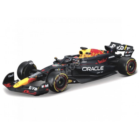 RED BULL F1 RB20 TEAM ORACLE RED BULL RACING 1 MAX VERSTAPPEN 2024 CHAMPION (PACKAGING PREMIUM AVEC CASQUE)