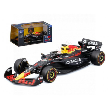 RED BULL F1 RB21 TEAM ORACLE RED BULL RACING 1 MAX VERSTAPPEN 2025 (PACKAGING PREMIUM AVEC CASQUE)