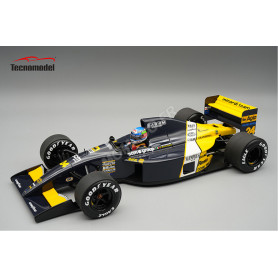 MINARDI M191 24 GIANNI MORBIDELLI GRAND PRIX DE SPA 1991 AVEC FIGURINE