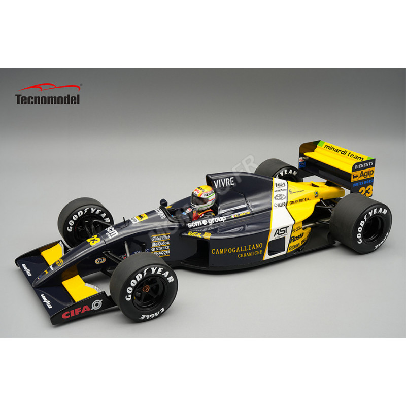 M191 MINARDI M191 23 PIERLUIGI MARTINI GRAND PRIX DES ETATS UNIS 1991 AVEC ...
