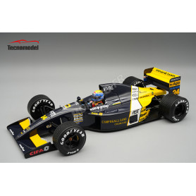 MINARDI M191 AVEC PNEUS PLUIES 24 ROBERTO MORENO GRAND PRIX D'AUSTRALIE 1991 AVEC FIGURINE