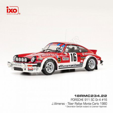 PORSCHE 911 SC GR.4 16 ALMERAS/TILBER RALLYE MONTE-CARLO 1980