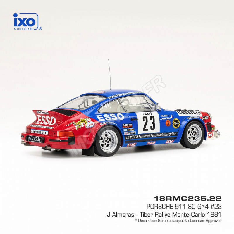 WERK83 1:18 Porsche 911 SC Gr.4 #1 Rallye San Remo 1981 Röhrl, Geistdörfer W1805801 modello auto W1805801 9681015101282