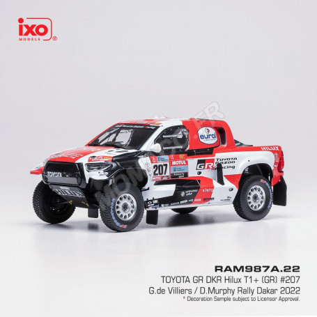 TOYOTA GR DKR HILUX EVO T1+ 207 DE VILLIERS/MURPHY RALLYE PARIS-DAKAR 2022