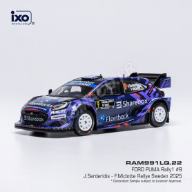 FORD PUMA RALLY 1 9 SERDERIDIS/MICLOTTE WRC RALLYE DE SUEDE 2025