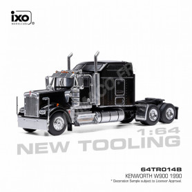 KENWORTH W900 SLEEPER CAB 1990 NOIR