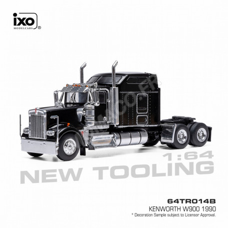 KENWORTH W900 SLEEPER CAB 1990 NOIR