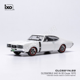 OLDSMOBILE 442 W-30 1970 BLANC