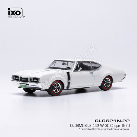 OLDSMOBILE 442 W-30 1970 BLANC