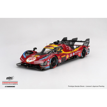 FERRARI 499P 3.0L TURBO V6 "TEAM FERRARI - AF CORSE" 50 A.FUOCO / M.MOLINA / N.NIELSEN WEC 1812KM QATAR 2025 1ER