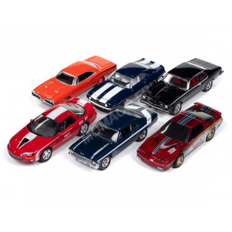 COFFRET DE 6 PIECES : MUSCLE CARS 2025 - SERIE N°1 - VERSION A