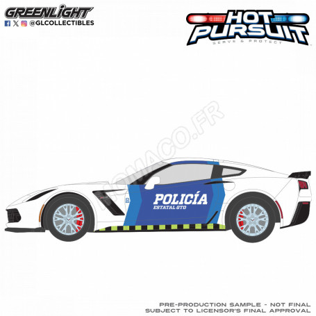 CHEVROLET CORVETTE Z06 COUPE 2019 "POLICIA ESTATAL GTO - GUANAJUATO"