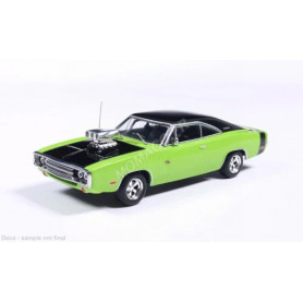 DODGE CHARGER R/T 1970 VERT CLAIR/NOIR
