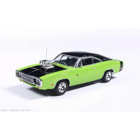 DODGE CHARGER R/T 1970 VERT CLAIR/NOIR