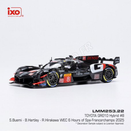 TOYOTA GR010 HYBRID 8 BUEMI/HARTLEY/HIRAKAWA 6H DE SPA 2025