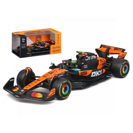 MCLAREN F1 MCL39 TEAM MCLAREN 4 LANDO NORRIS 2025 (PACKAGING PREMIUM AVEC CASQUE)