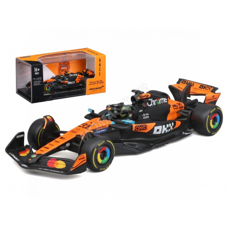 MCLAREN F1 MCL39 TEAM MCLAREN 81 OSCAR PIASTRI 2025 (PACKAGING PREMIUM AVEC CASQUE)