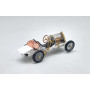 BUGATTI TYPE 21 "ROLLAND GARROS" 1915 BLANC AVEC CAPOT MOTEUR TRANSPARENT