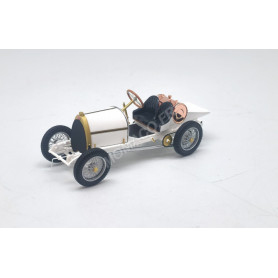 BUGATTI TYPE 21 "ROLLAND GARROS" 1915 BLANC AVEC CAPOT MOTEUR PLEIN