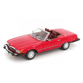 MERCEDES-BENZ 450SL R107 USA SERIE "DALLAS" 1985 ROUGE