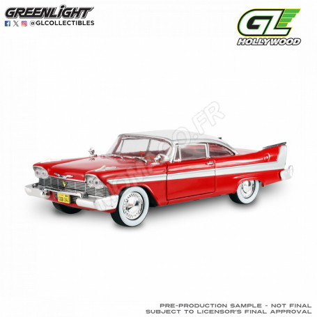 PLYMOUTH FURY 1958 ROUGE "HOLLYWOOD GREATEST HITS"