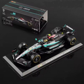 MERCEDES GP F1 W15 EQ PERFORMANCE TEAM AMG PETRONAS MOTORSPORT 44 LEWIS HAMILTON 2024 (PACKAGING PREMIUM AVEC CASQUE)