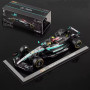 MERCEDES GP F1 W15 EQ PERFORMANCE TEAM AMG PETRONAS MOTORSPORT 44 LEWIS HAMILTON 2024 (PACKAGING PREMIUM AVEC CASQUE)