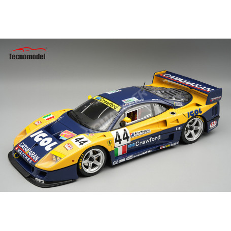 FERRARI F40 GTE AVEC OUV. ET FERM. DU COFFRE MOTEUR PAR SYS. MAGN. 44 DELLA NOCE/OLOFSSON/ROSENBLAD 24H DU MANS 1996