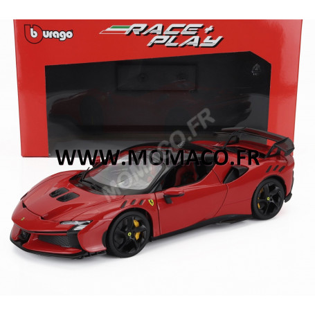 FERRARI SF90 XX STRADALE 2024 ROUGE "ROSSO CORSA" (TOIT NOIR ET SIEGE ROUGE)