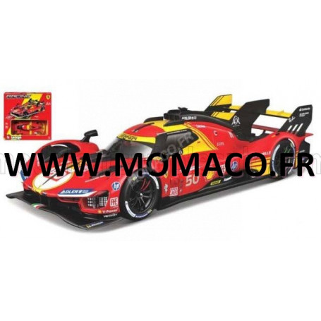 FERRARI 499P 3.0L TURBO V6 "TEAM FERRARI - AF CORSE" 50 ANTONIO FUOCO / MIGUEL MOLINA / NICKLAS NIELSEN 24H DU MANS 2024 1ER