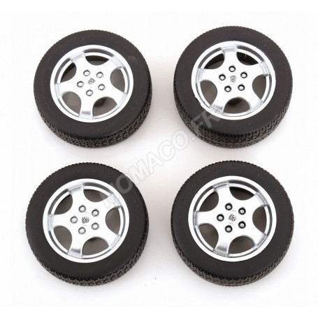 4 ROUES AVEC JANTES CUP POUR PORSCHE 911 (964) RS