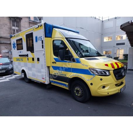 MERCEDES-BENZ SPRINTER WAS AR SAMU "AVEC DECALQUES : 94 ET 92"