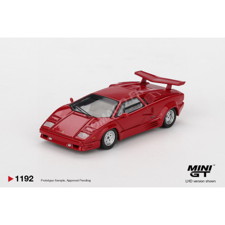 LAMBORGHINI COUNTACH 25EME ANNIVERSAIRE 1989 ROUGE (LHD)