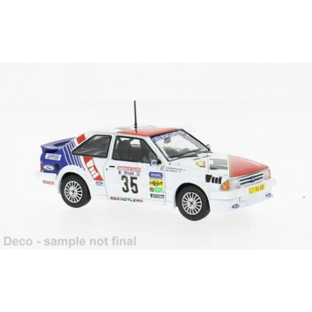 FORD ESCORT MK III RS TURBO 35 ANDERVANG/SCHOONENWOLF RALLYE DU HUNSRÜCK 1985