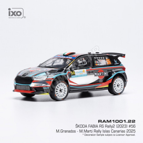 SKODA FABIA RS RALLY2 56 GRANADOS/MARTI RALLYE ISLAS CANARIS 2025