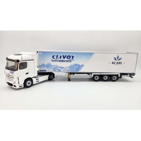 MERCEDES-BENZ ACTROS 5 REMORQUE LAMBERET "60 ANS CLIVOT TRANSPORTS"