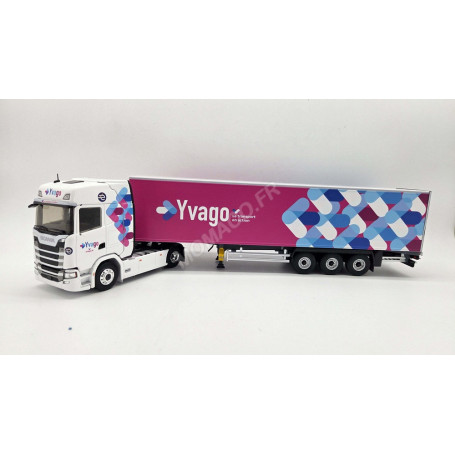 SCANIA 500S REMORQUE FOURGON "YVAGO"