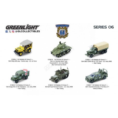 COFFRET DE 6 PIECES : BATAILLON 64 - SERIES 6
