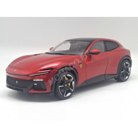 FERRARI PUROSANGUE 2022 ROUGE "ROSSO MAGMA" ET INTERIEUR NOIR (BOITE AVEC PLEXI)