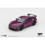 SET 4 VEHICULES : PORSCHE 911 (992) 4 VERSIONS 2025 VIOLET "RUBYSTONE"