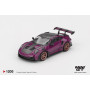 SET 4 VEHICULES : PORSCHE 911 (992) 4 VERSIONS 2025 VIOLET "RUBYSTONE"